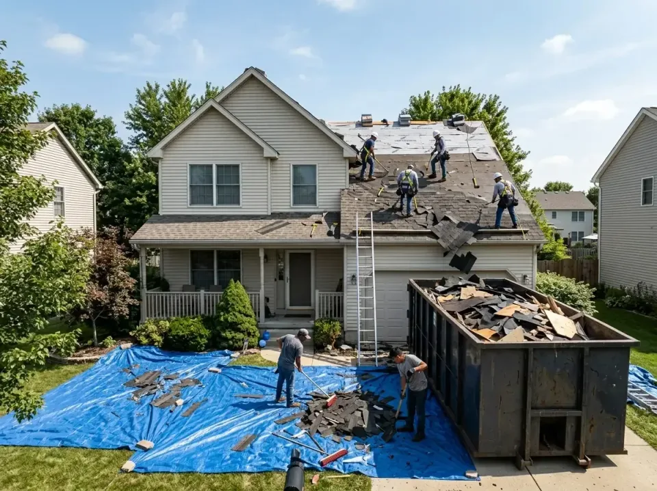 roof-replacement-debris-remova-004 — frequently asked questions, Cheapest Dumpster Rentals in Clinton, IN